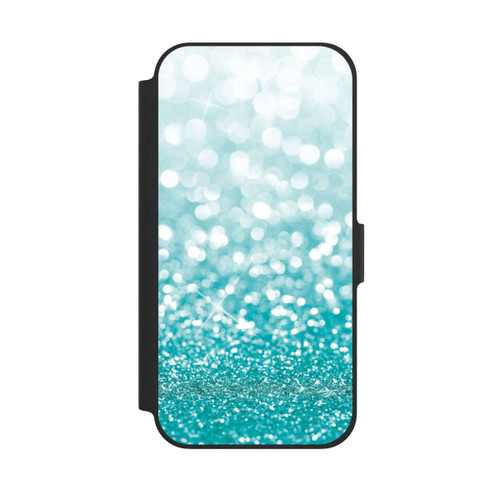 Apple iPhone 12 Pro NIVOflip Pluie de Paillettes Pétroles Look