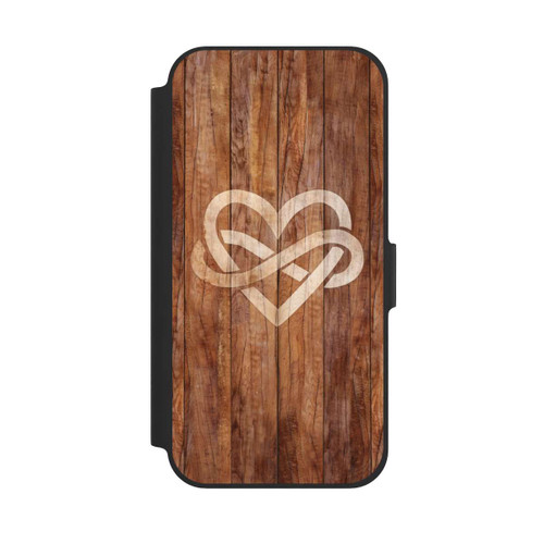 Apple iPhone 12 Pro NIVOflip Heart wood