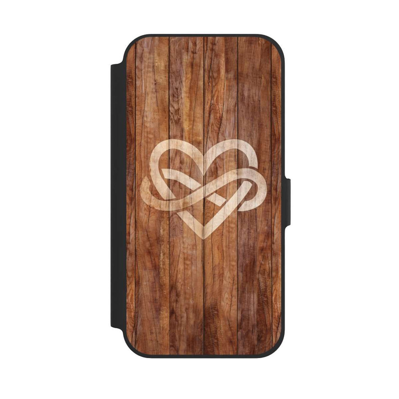 iPhone 12 Pro NIVOflip Heart wood