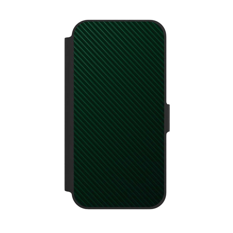 iPhone 12 Pro NIVOflip Vert de course britannique Carbone