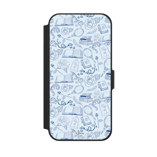 Apple iPhone 12 Pro NIVOflip Beauty and Beast Pattern Blue