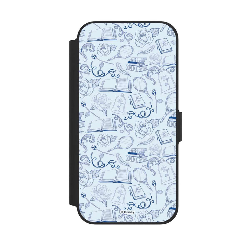 iPhone 12 Pro NIVOflip Beauty and Beast Pattern Blue