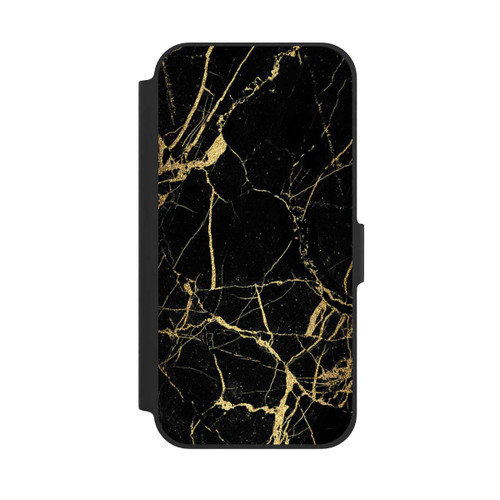 Apple iPhone 12 Pro NIVOflip Marbre Noir et Or