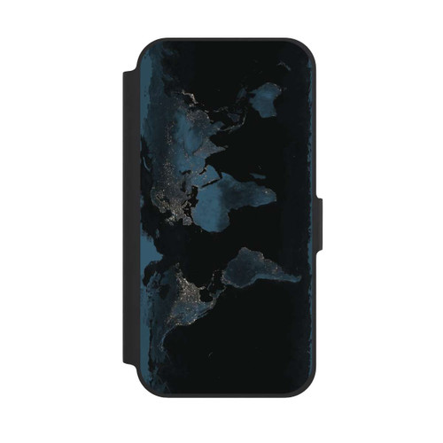 Apple iPhone 12 Pro NIVOflip Carte du Monde Nuit