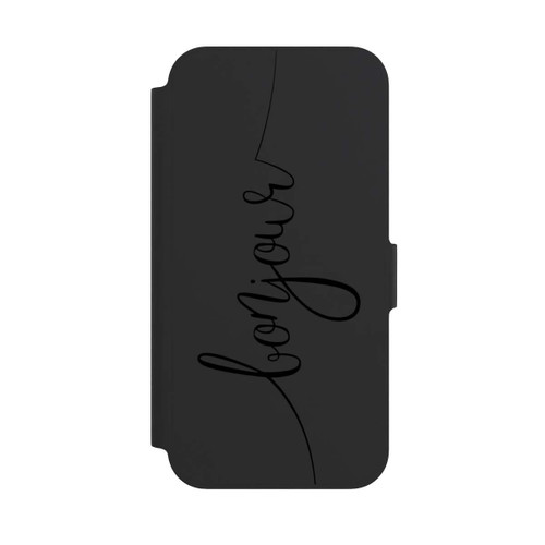 Apple iPhone 12 Pro NIVOflip Bonjour Schwarz ohne Hintergrund
