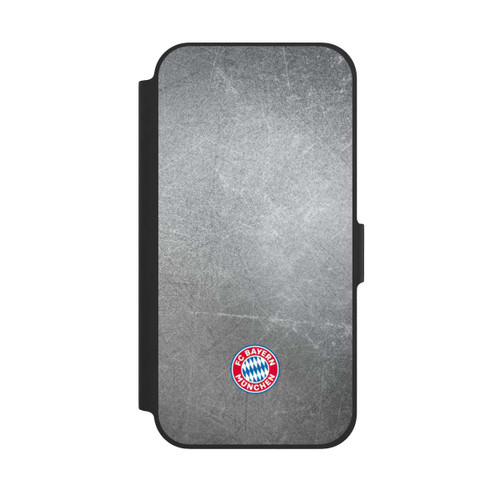 Apple iPhone 12 Pro NIVOflip Klassisches FCB Logo Klein - Bunt auf Metalllook