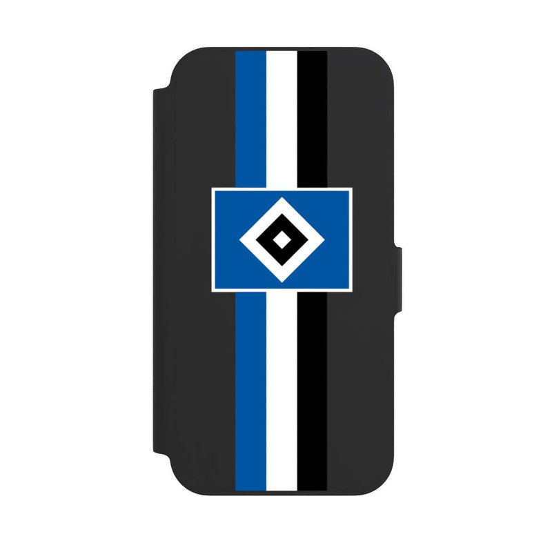 iPhone 12 Pro NIVOflip HSV Streifen - Blau-Weiß-Schwarz - ohne Hintergrund