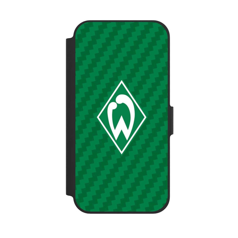 iPhone 12 Pro NIVOflip Carbonlook - Werder Bremen