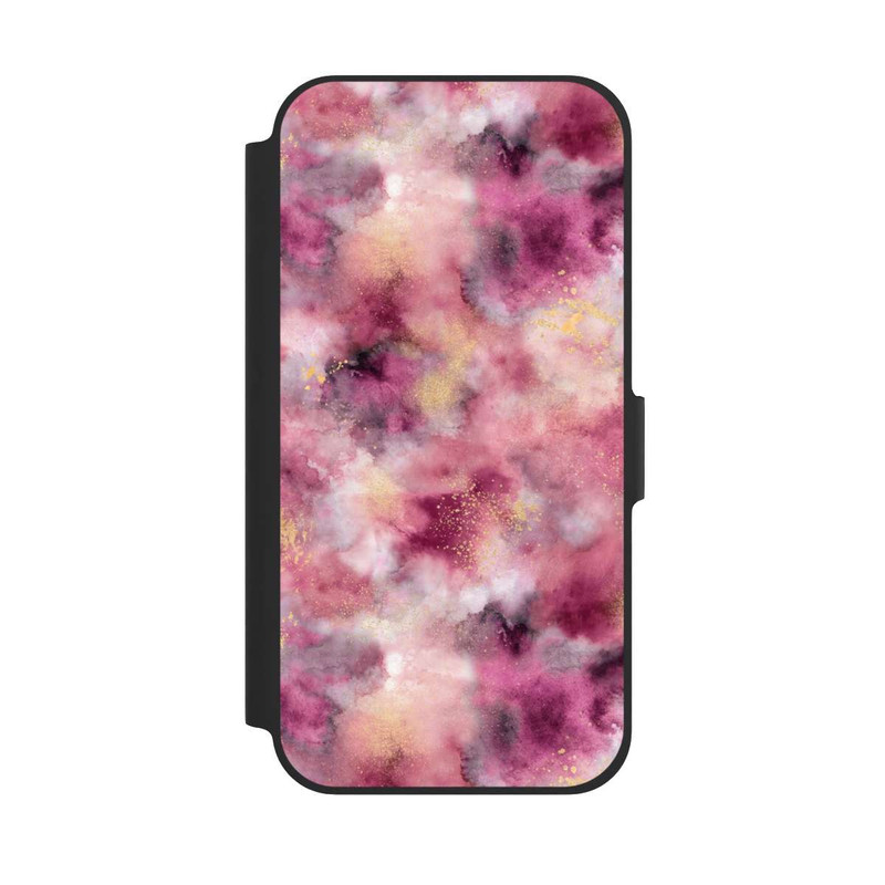 iPhone 12 Pro NIVOflip Smoky Marble Watercolor Pink