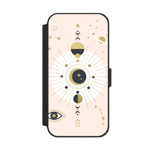 Apple iPhone 12 Pro NIVOflip Abstrakter Rose-Gold-Look