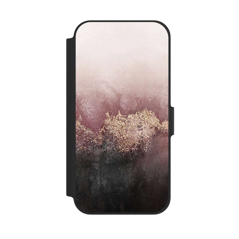 iPhone 12 Pro NIVOflip Rosa Himmelsstaub Golddruck