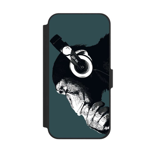 Apple iPhone 12 Pro NIVOflip Denkender Affe Blau