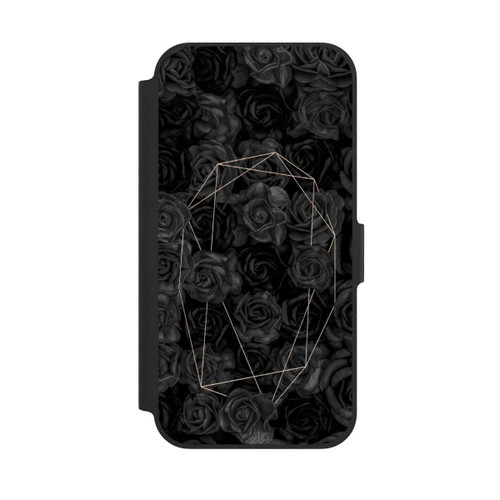 Apple iPhone 12 Pro NIVOflip Schwarze Rosen