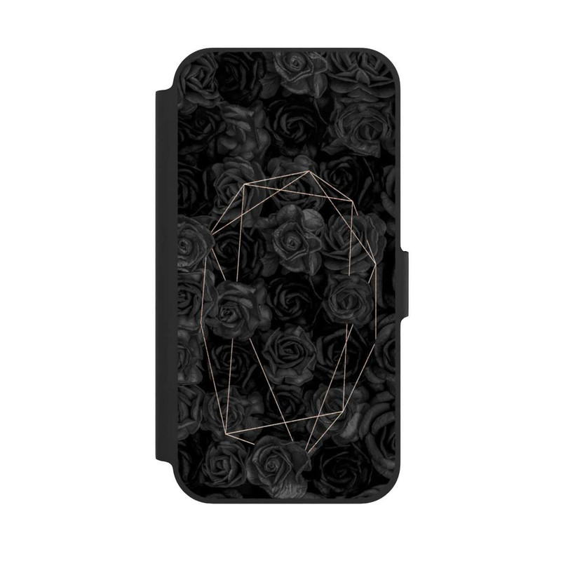 iPhone 12 Pro NIVOflip Schwarze Rosen