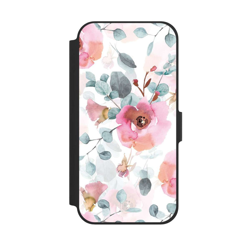 iPhone 12 Pro NIVOflip Aquarell Blumentapete