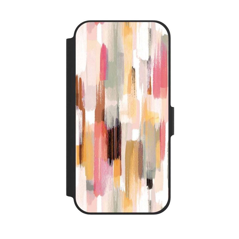 iPhone 12 Pro NIVOflip Abstrakte Pinselstriche Herbsttöne