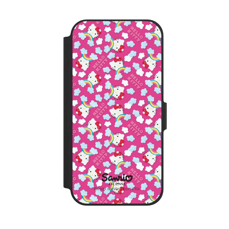 iPhone 12 Pro NIVOflip Hello Kitty Regenbogenmuster