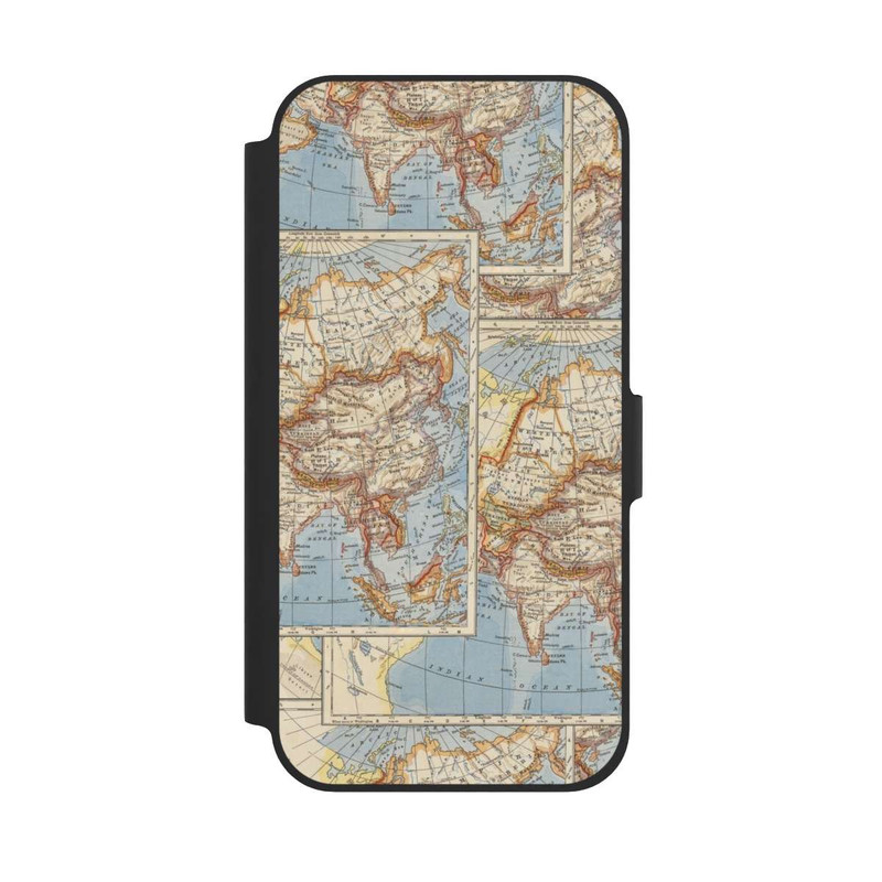 iPhone 12 Pro NIVOflip Weltkarte Vintage