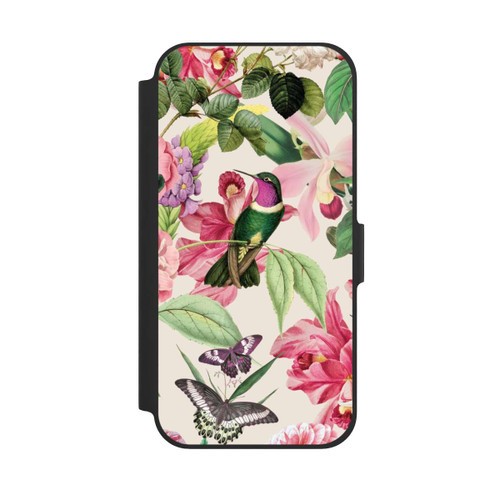 Apple iPhone 12 Pro NIVOflip Kolibris und Rosen Muster