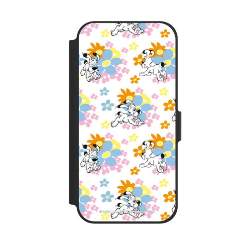 Apple iPhone 12 Pro NIVOflip Idéfix sur fleurs colorées