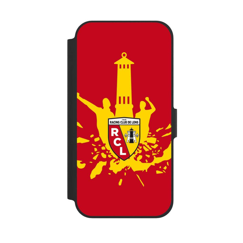 iPhone 12 Pro NIVOflip Tour RCL jaune sur rouge