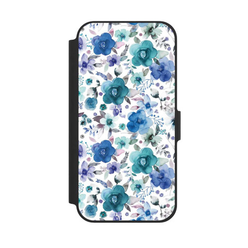 Apple iPhone 12 Pro NIVOflip Winterblumensträuße Blau
