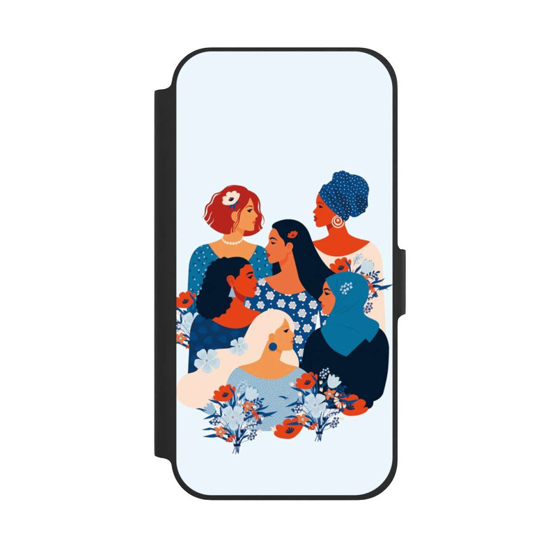 iPhone 12 Pro NIVOflip Frauen Diversity Blau