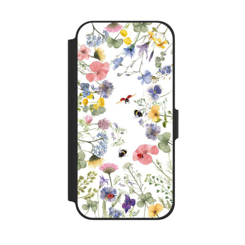 Apple iPhone 12 Pro NIVOflip Bunte Frühlingsblumen und Bienen