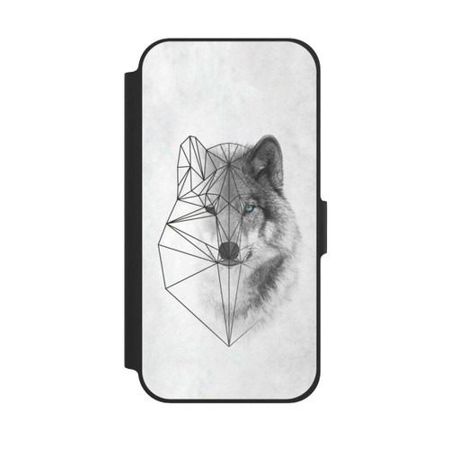 Apple iPhone 12 Pro NIVOflip Polygonaler Wolf