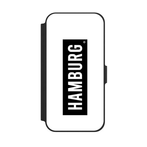 Apple iPhone 12 Pro NIVOflip HSV Hamburg Schwarz Weiss