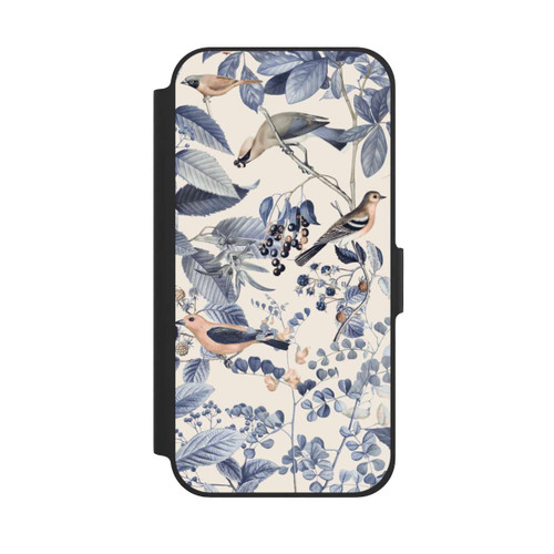 Apple iPhone 12 Pro NIVOflip Vögel und Beeren in Beige