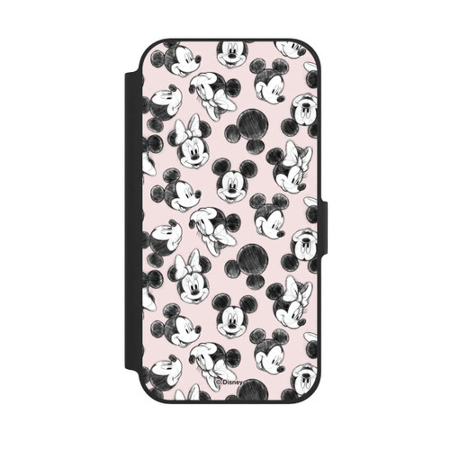 Apple iPhone 12 Pro NIVOflip Minnie &amp; Mickey Viele Gesichter Pink