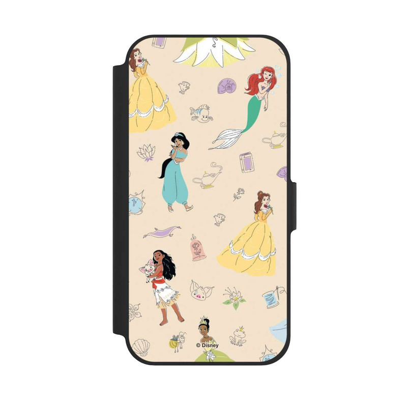 iPhone 12 Pro NIVOflip Princess Pattern Beige Disney Princess