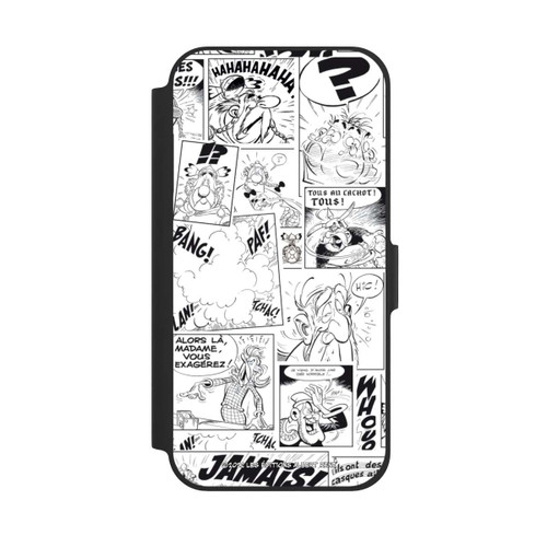 Apple iPhone 12 Pro NIVOflip BD Astérix Blanc &amp; Noir
