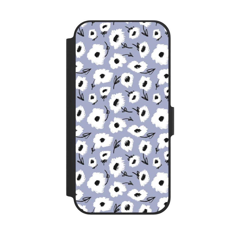 iPhone 12 Pro NIVOflip Pattern Fleurs Lilas