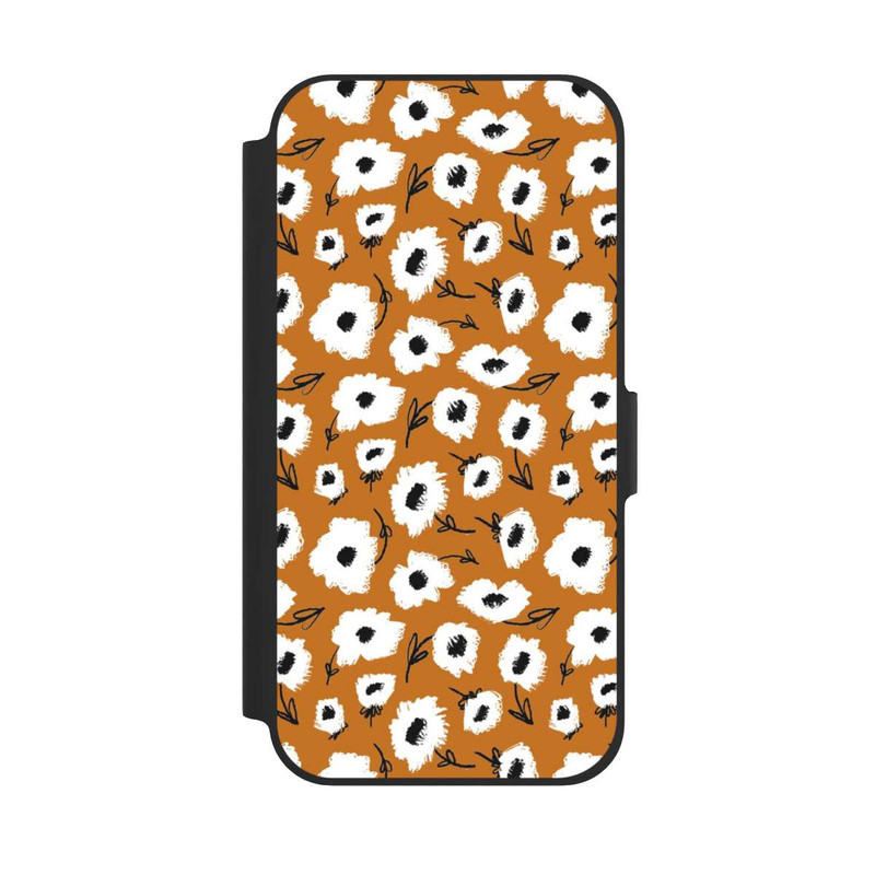 iPhone 12 Pro NIVOflip Pattern Fleurs Ocres