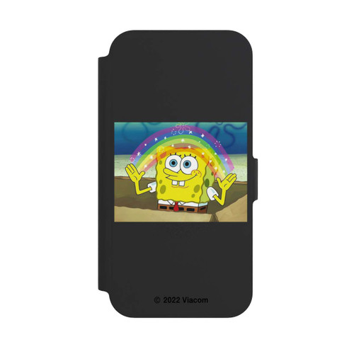 Apple iPhone 12 Pro NIVOflip Spongebob - Regenbogen Meme transparent