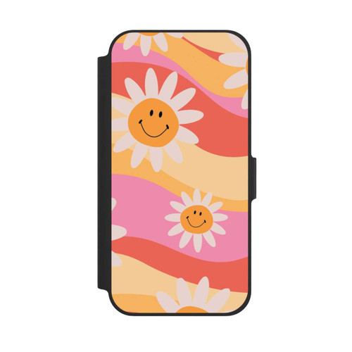 Apple iPhone 12 Pro NIVOflip Retro Smiles Orange Colorful
