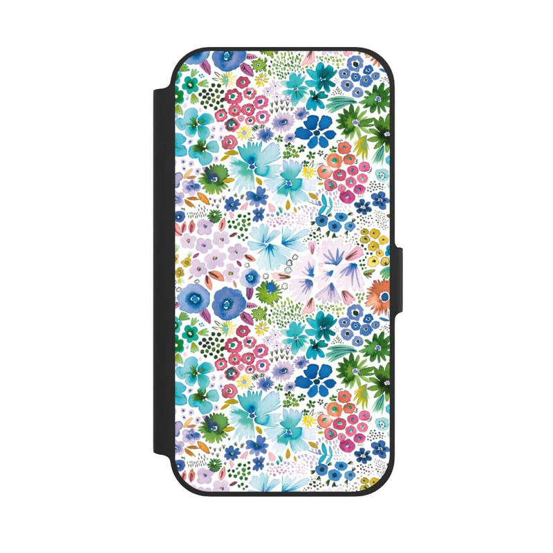 iPhone 12 Pro NIVOflip Artful Little Spring Flowers Blue