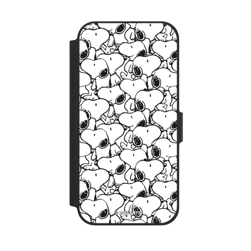 iPhone 12 Pro NIVOflip Snoopy Pattern Black And White