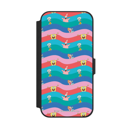 Apple iPhone 12 Pro NIVOflip Spongebob Freunde Bunte Wellen