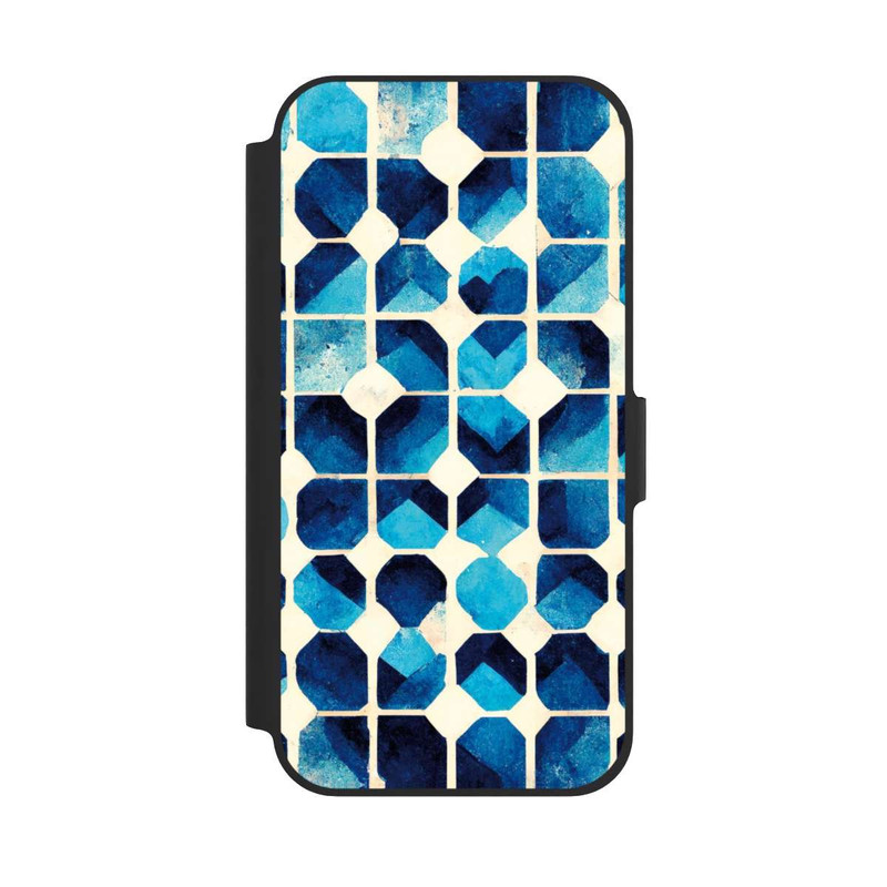 iPhone 12 Pro NIVOflip Motif bleu