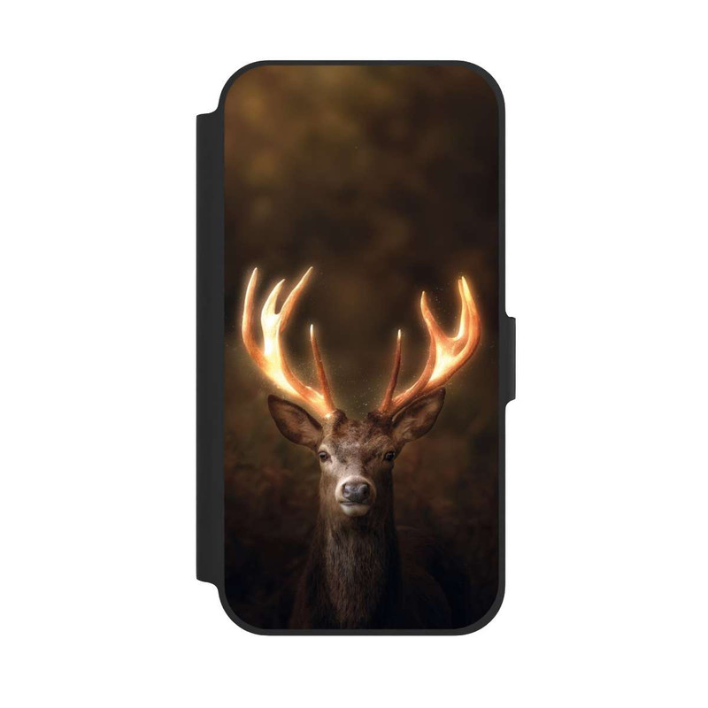iPhone 12 Pro NIVOflip Hirsch Goldenes Geweih