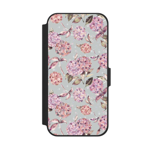 Apple iPhone 12 Pro NIVOflip Pastel Magic Hydrangea Floral Watercolor Pink