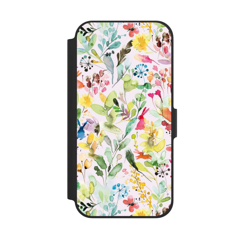 iPhone 12 Pro NIVOflip Wild Flowers Meadow Pink