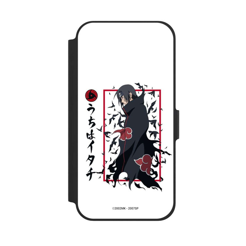 iPhone 12 Pro NIVOflip Itachi Krähen Weiß