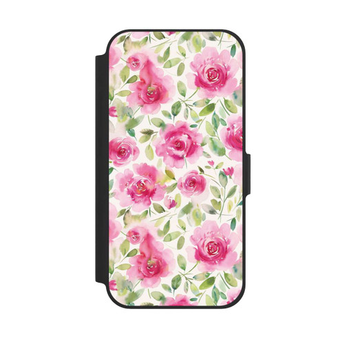 Apple iPhone 12 Pro NIVOflip Aquarell Frische Rosen