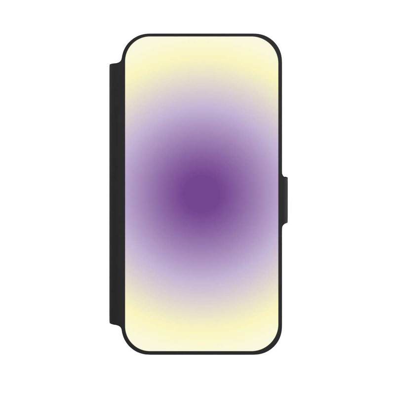 iPhone 12 Pro NIVOflip Aura Violet Jaune Cercle