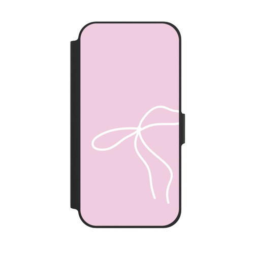 Apple iPhone 12 Pro NIVOflip Trendy Bow White Pink