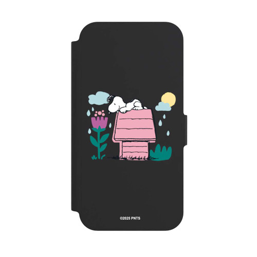 Apple iPhone 12 Pro NIVOflip Snoopy Hundehütte Frühling transparent
